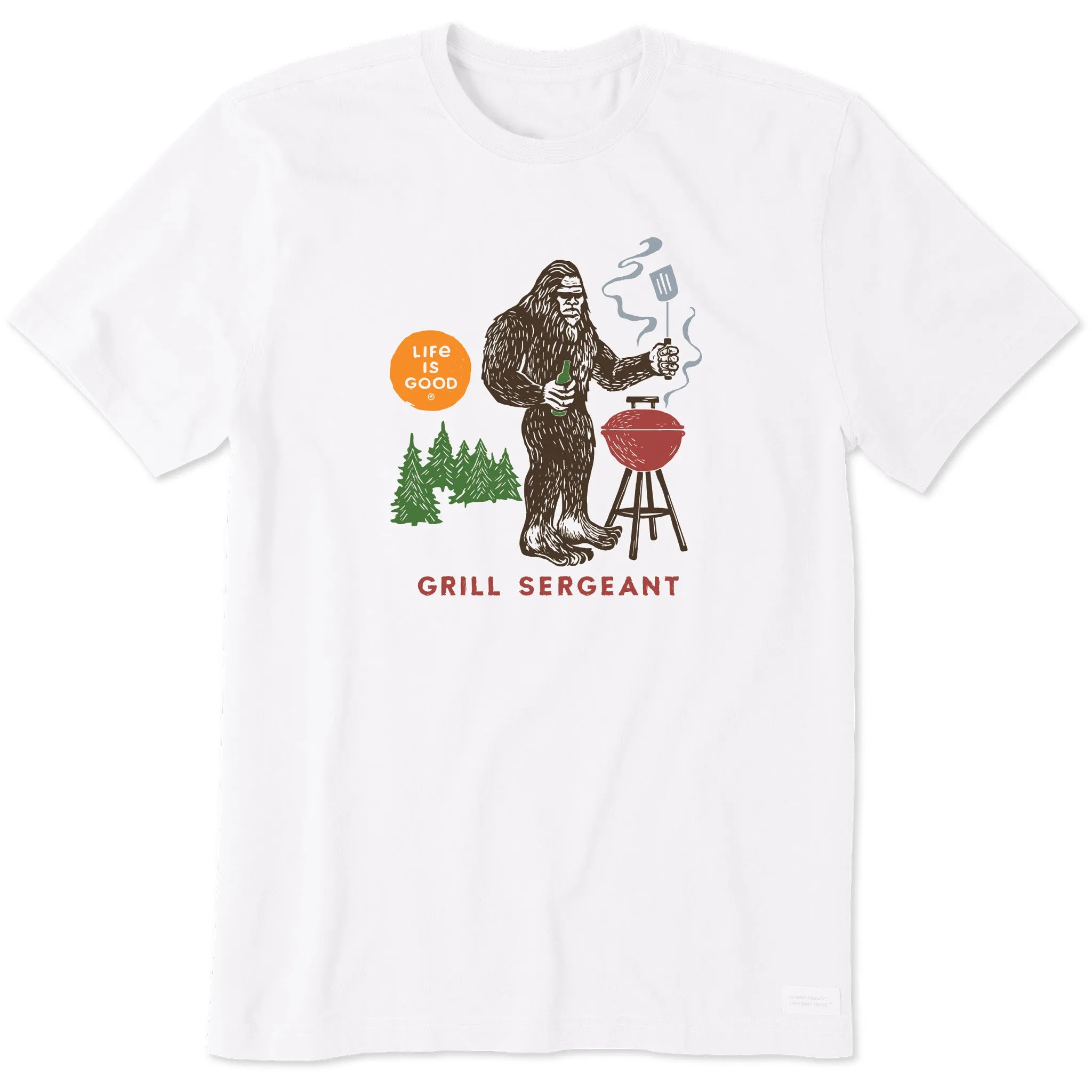 Men's Bigfoot Grill Sergeant Short Sleeve Tee Life is Good