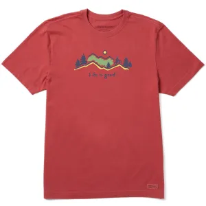 Men's Bike Vista Short Sleeve Crusher Tee Life is Good