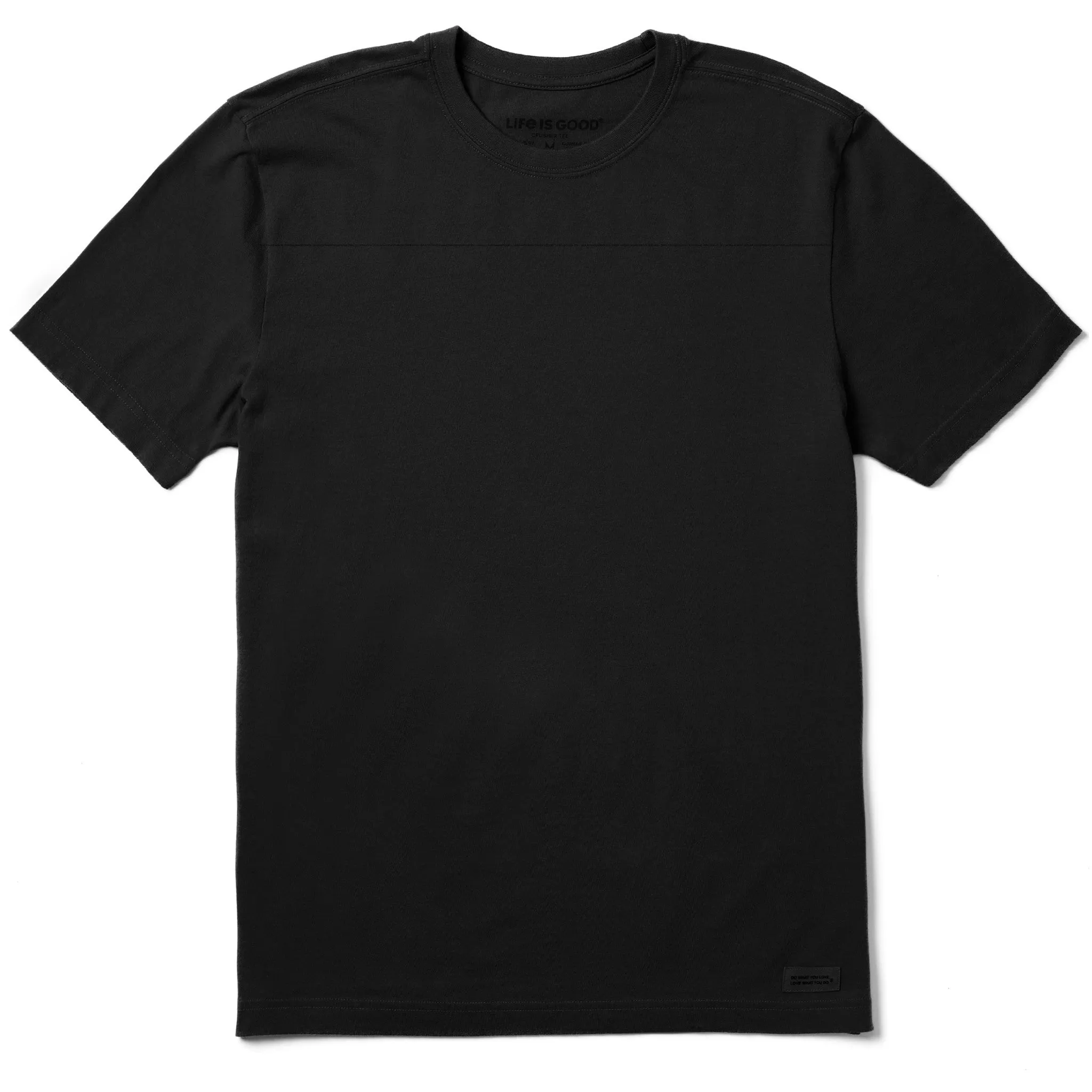 Men's Black Snack Dog Short Sleeve Tee Life is Good
