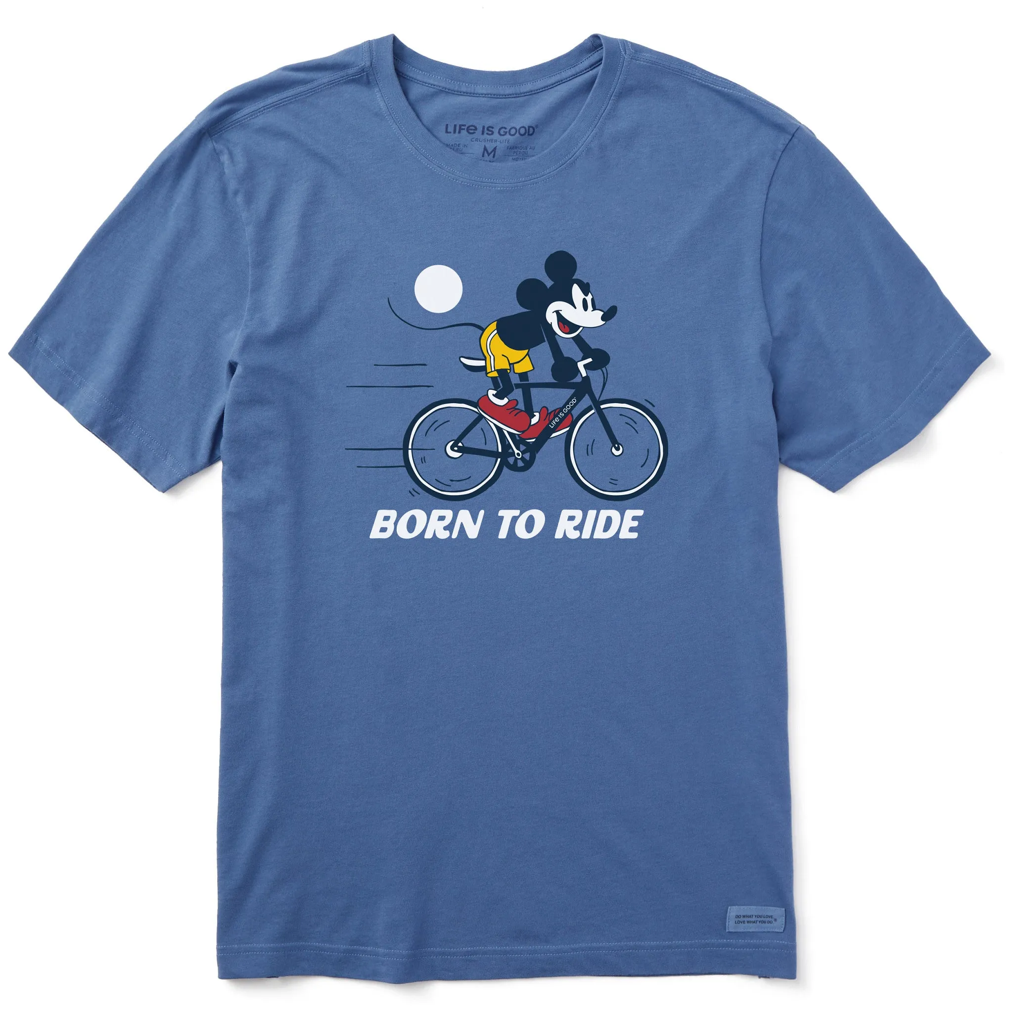 Men's Born to Ride Willie Short Sleeve Crusher Tee Life is Good