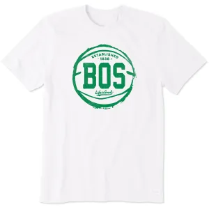 Men's Boston Basketball Short Sleeve Crusher Tee Life is Good