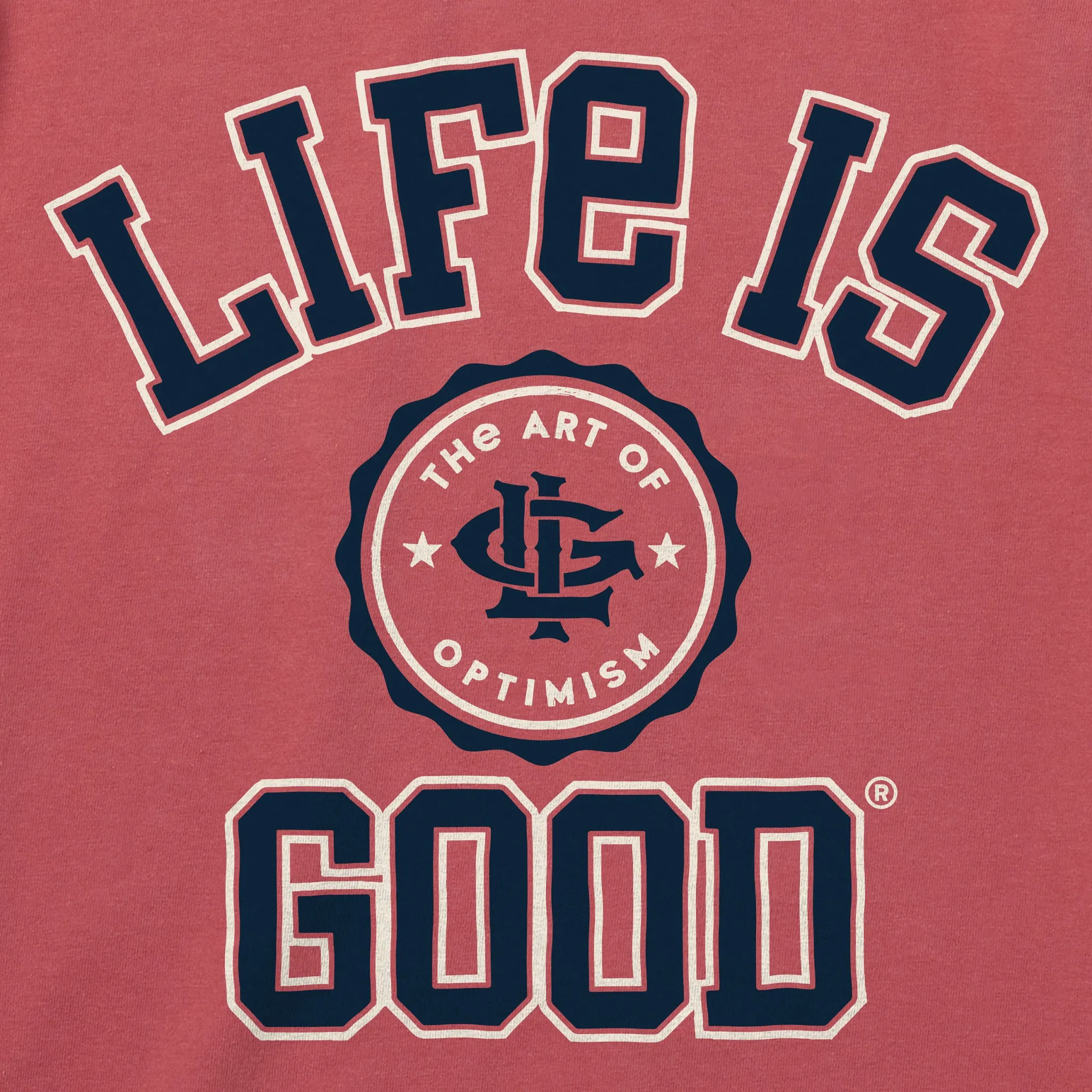 Men's Branded Seal Short Sleeve Crusher Tee Life is Good