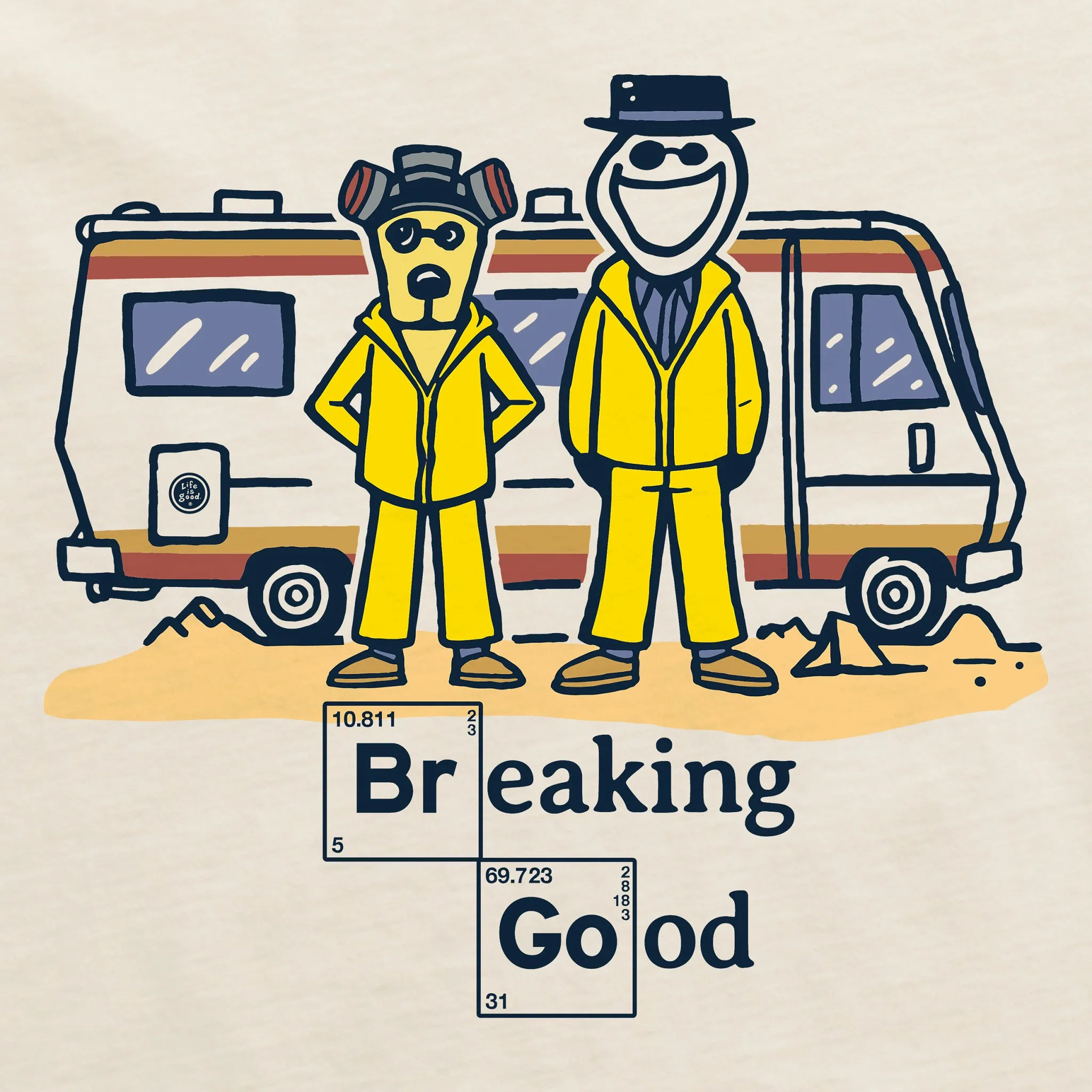 Men's Breaking Good Short Sleeve Crusher Tee Life is Good