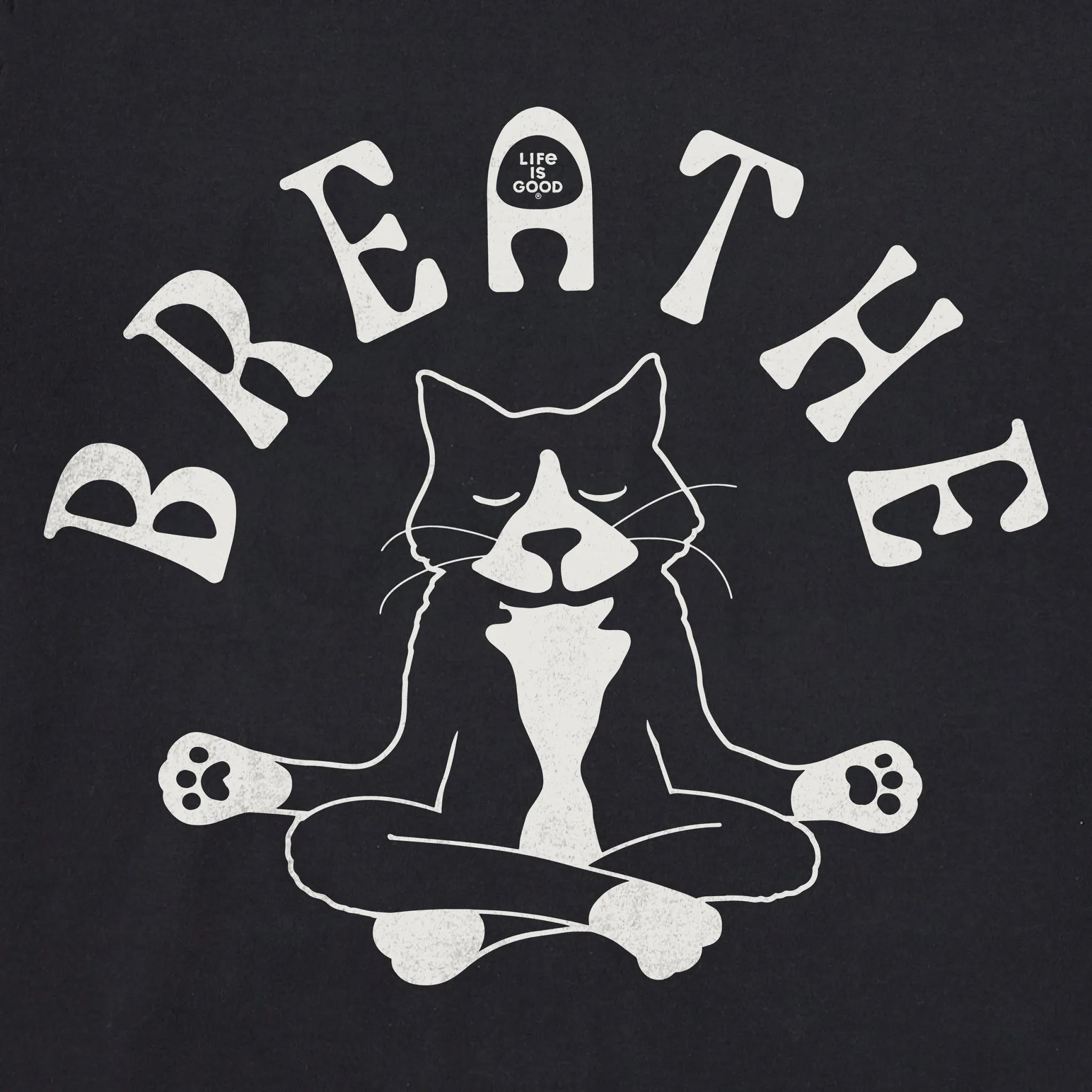 Men's Breathe Tuxedo Cat Short Sleeve Tee Life is Good