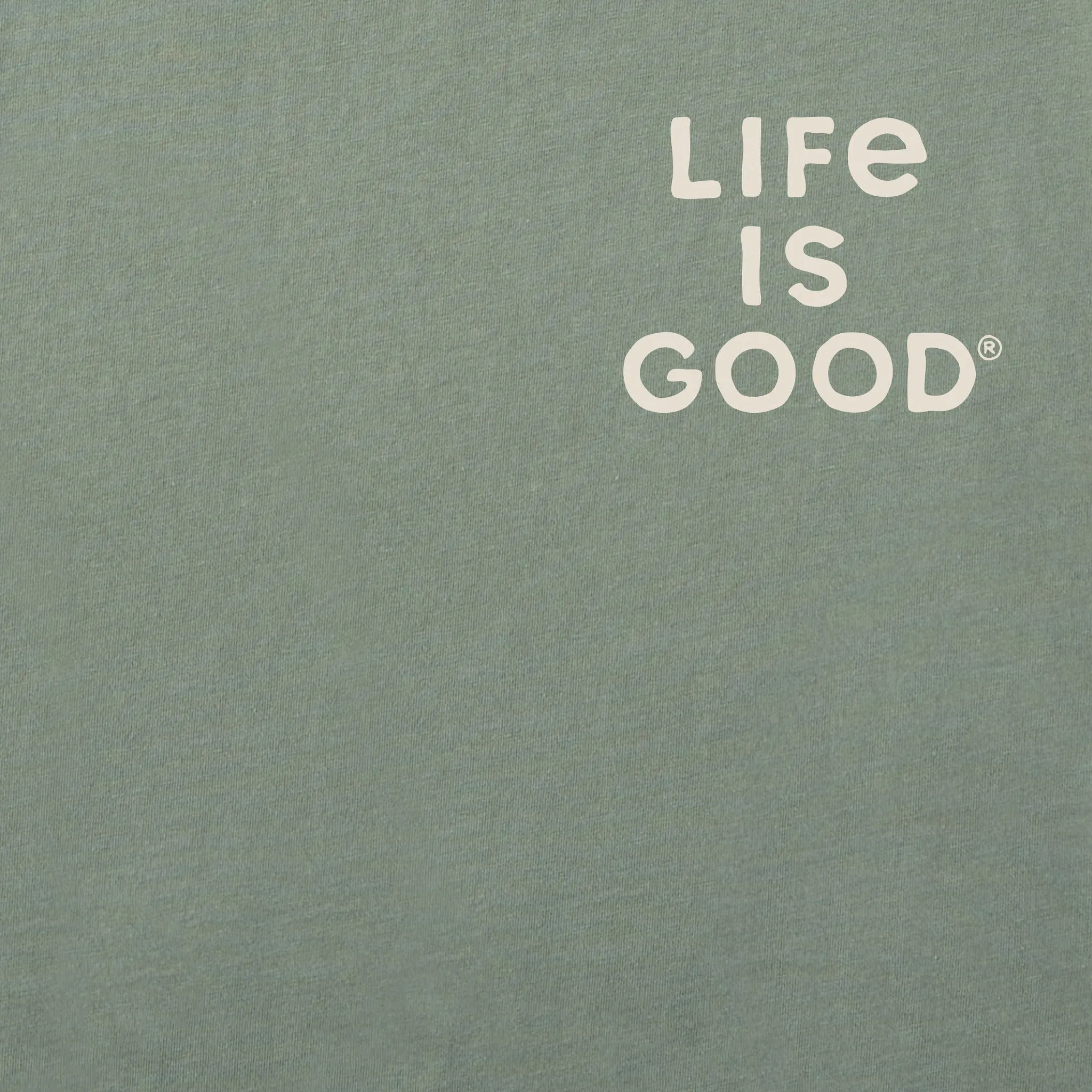 Men's Breathe Universe Mountain Short Sleeve Tee Life is Good