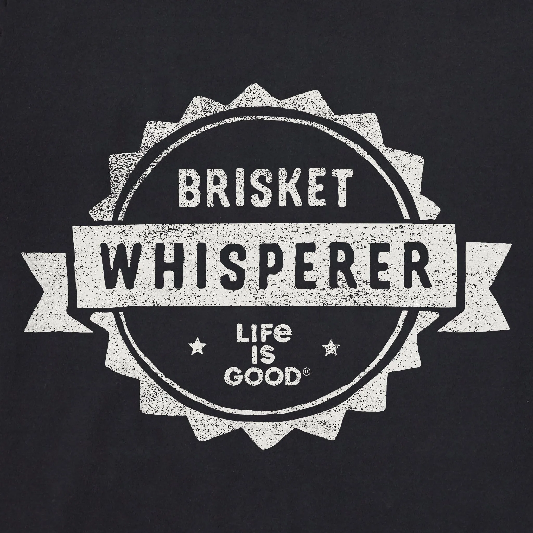Men's Brisket Whisperer Short Sleeve Tee Life is Good
