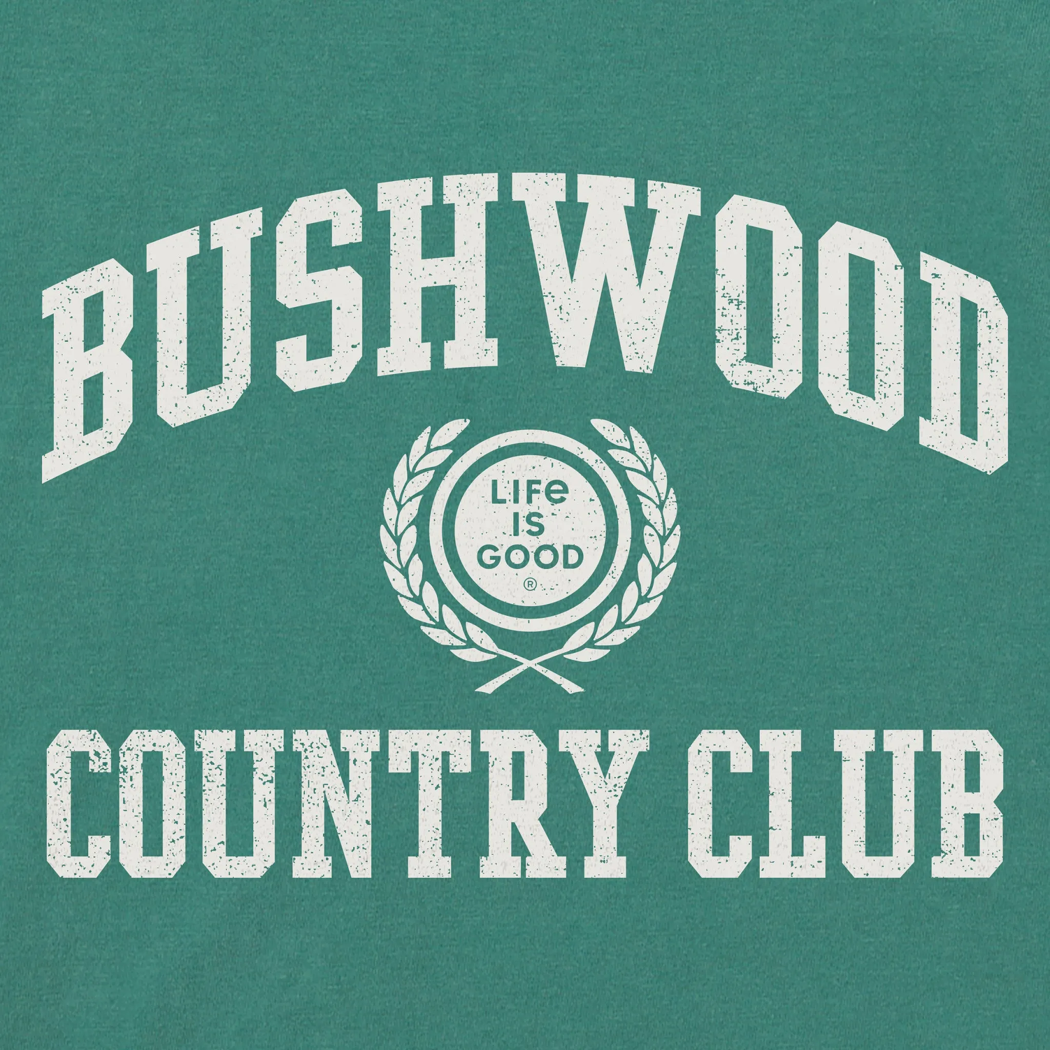 Men's Bushwood Country Club Short Sleeve Crusher Tee Life is Good