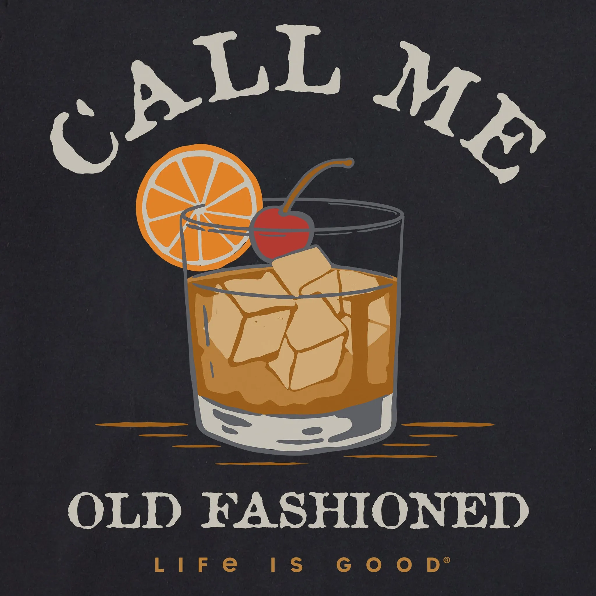 Men's Call Me Old Fashioned Long Sleeve Crusher Tee Life is Good