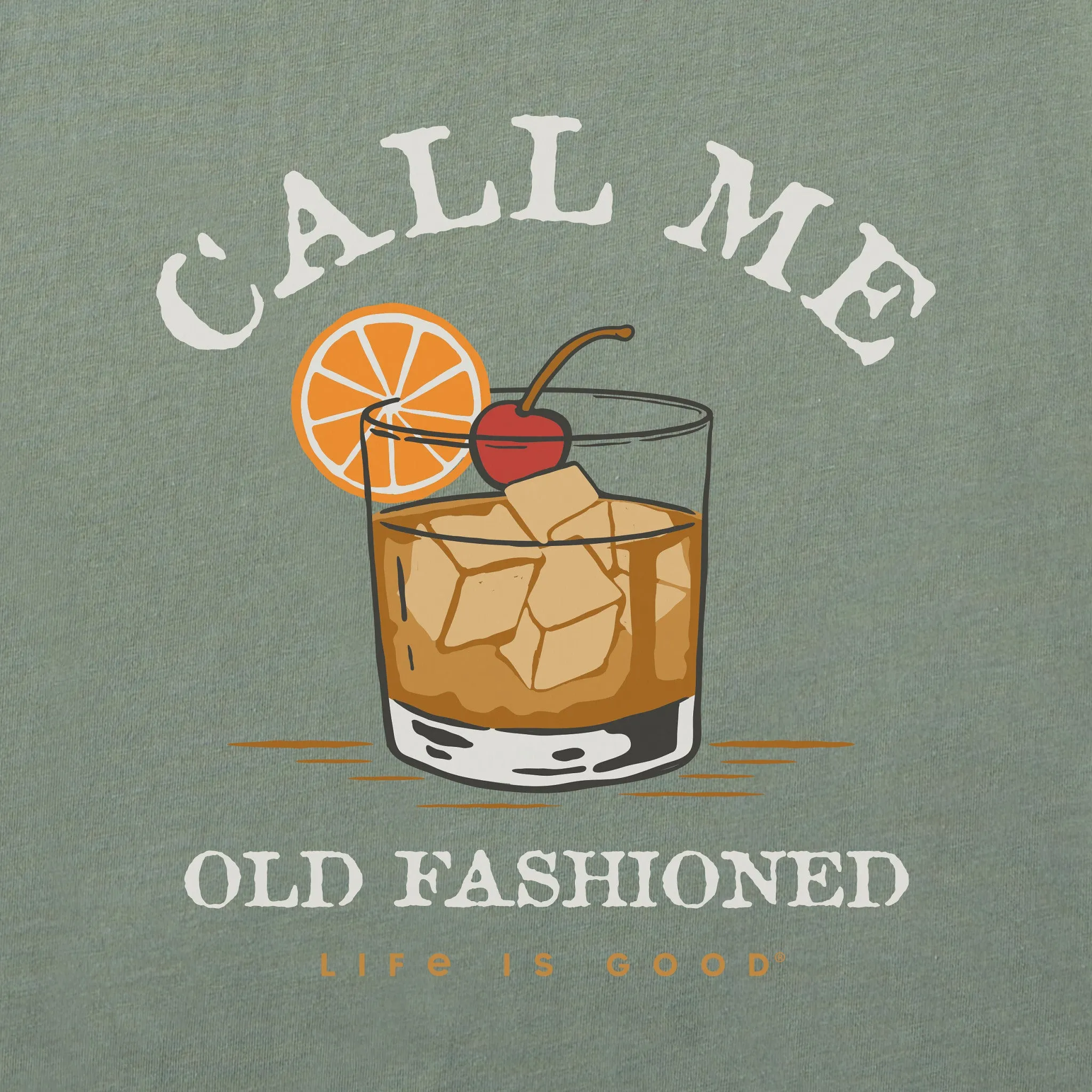 Men's Call Me Old Fashioned Long Sleeve Crusher Tee Life is Good