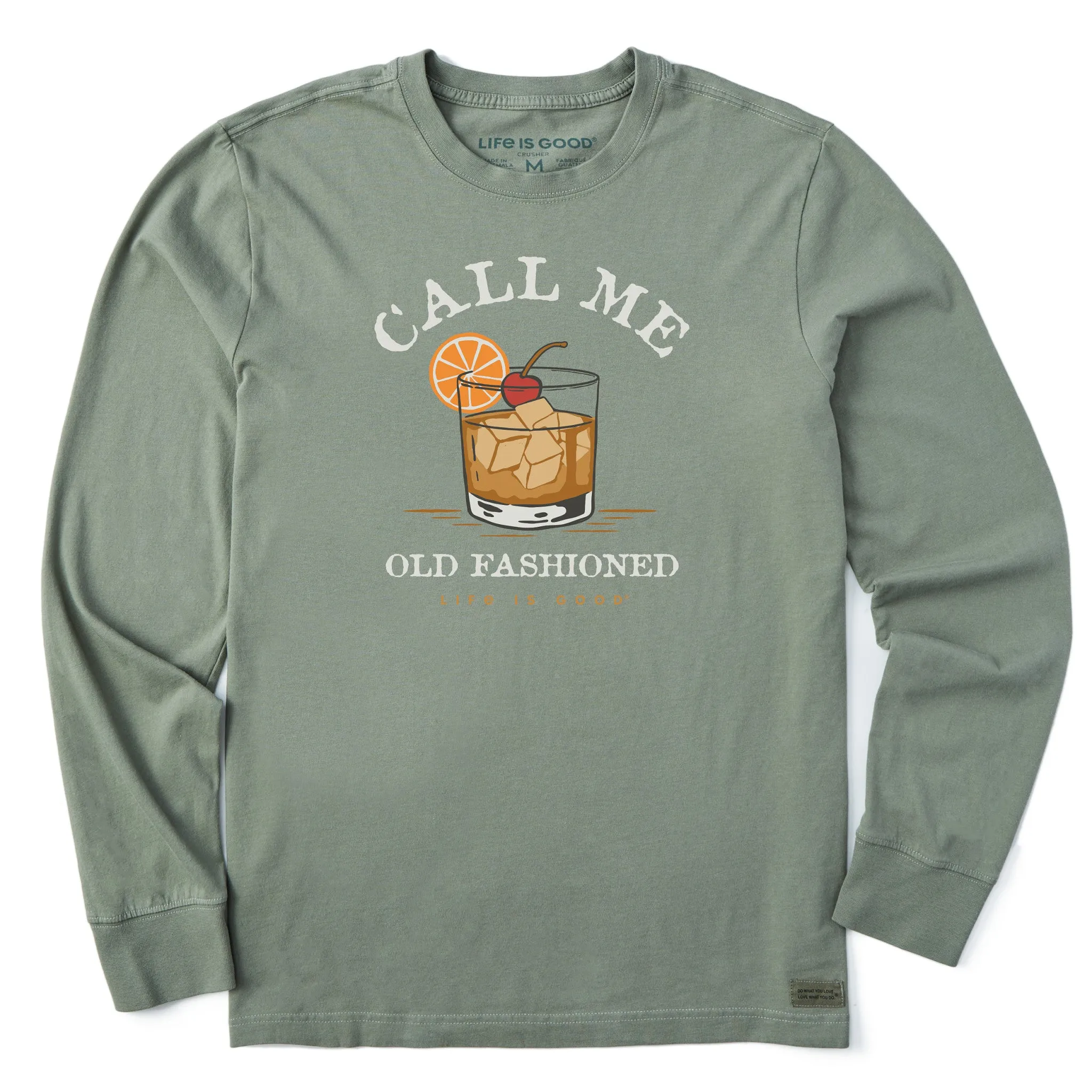 Men's Call Me Old Fashioned Long Sleeve Crusher Tee Life is Good