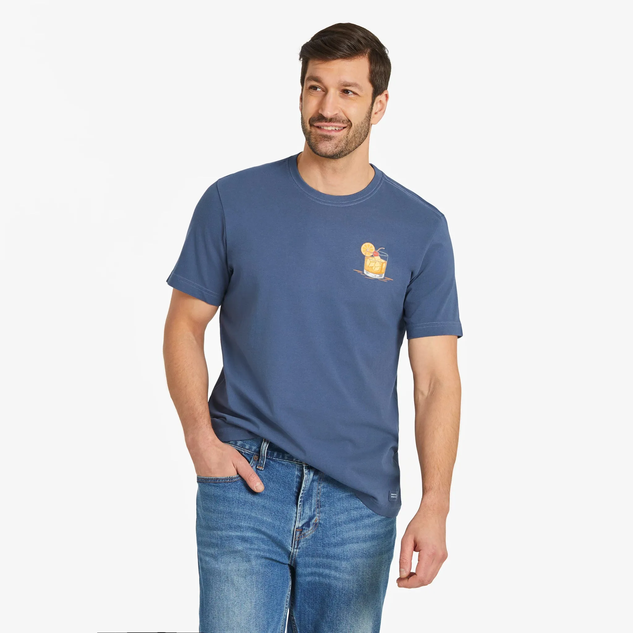 Men's Call Me Old Fashioned Short Sleeve Crusher Tee Life is Good