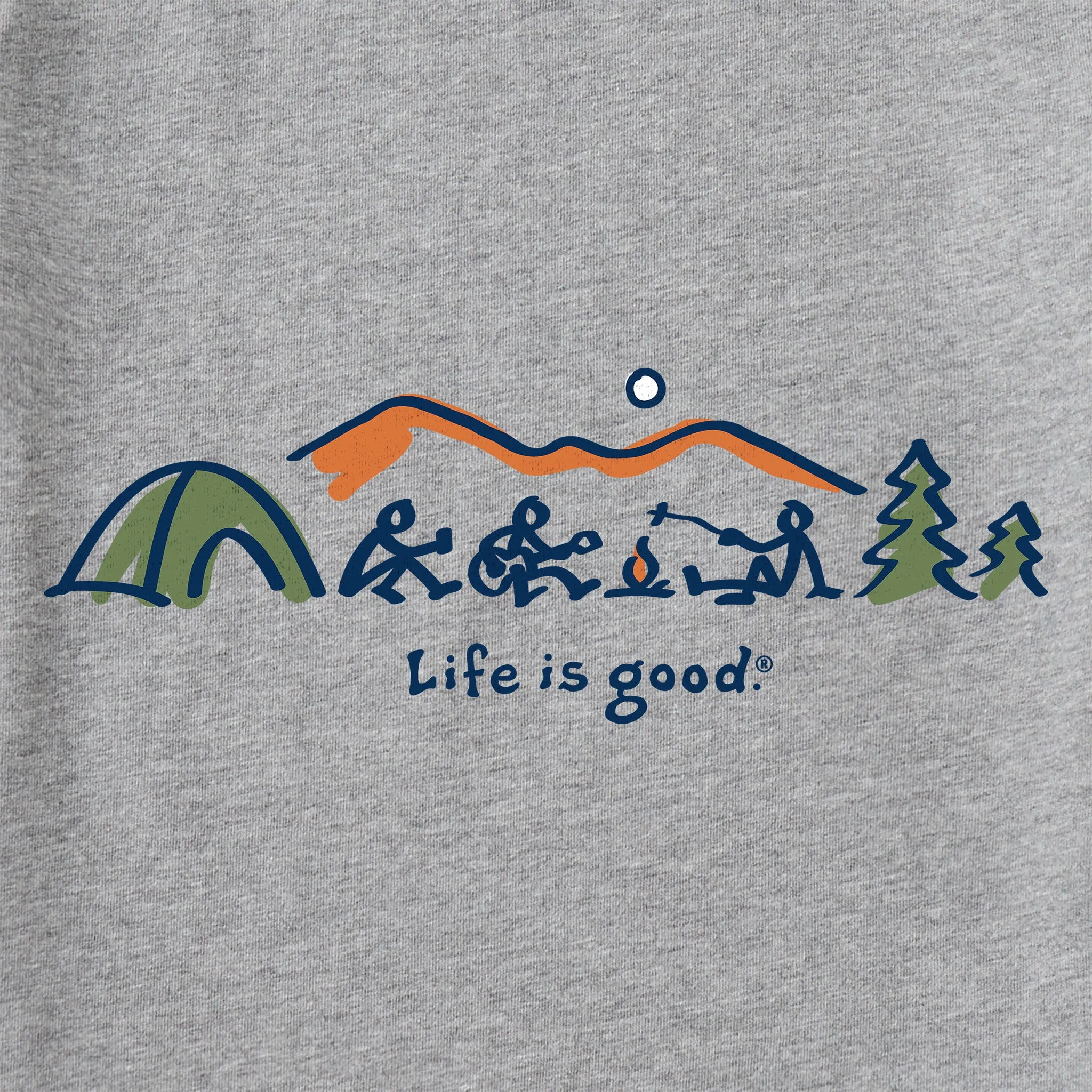 Men's Camp Horizon Short Sleeve Crusher Tee Life is Good