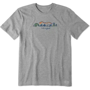 Men's Camp Horizon Short Sleeve Crusher Tee Life is Good