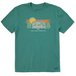 Men's Camp More Camper Short Sleeve Crusher Tee Life is Good