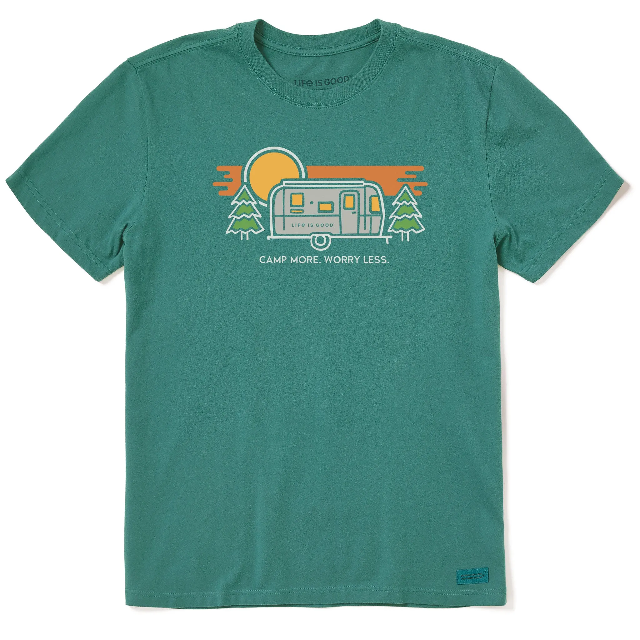 Men's Camp More Camper Short Sleeve Crusher Tee Life is Good