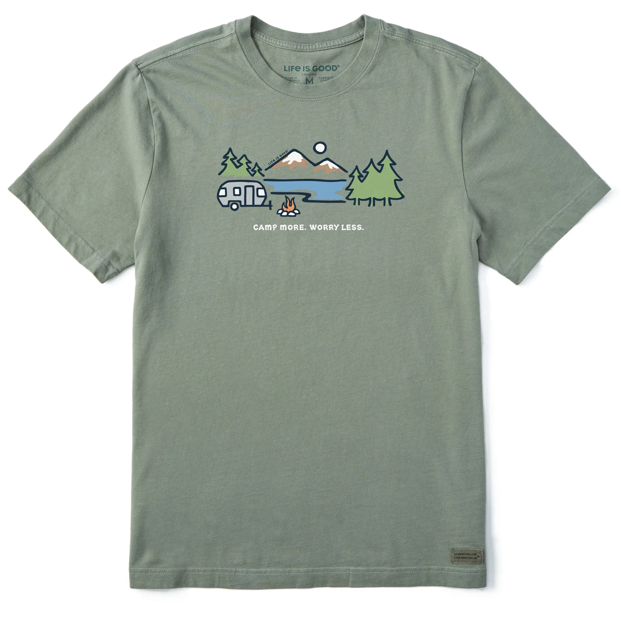 Men's Camp More Lakeside Camper Short Sleeve Tee Life is Good