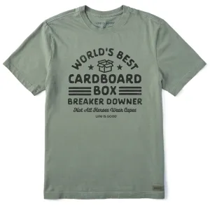 Men's Cardboard Box Breaker Downer Short Sleeve Tee Life is Good