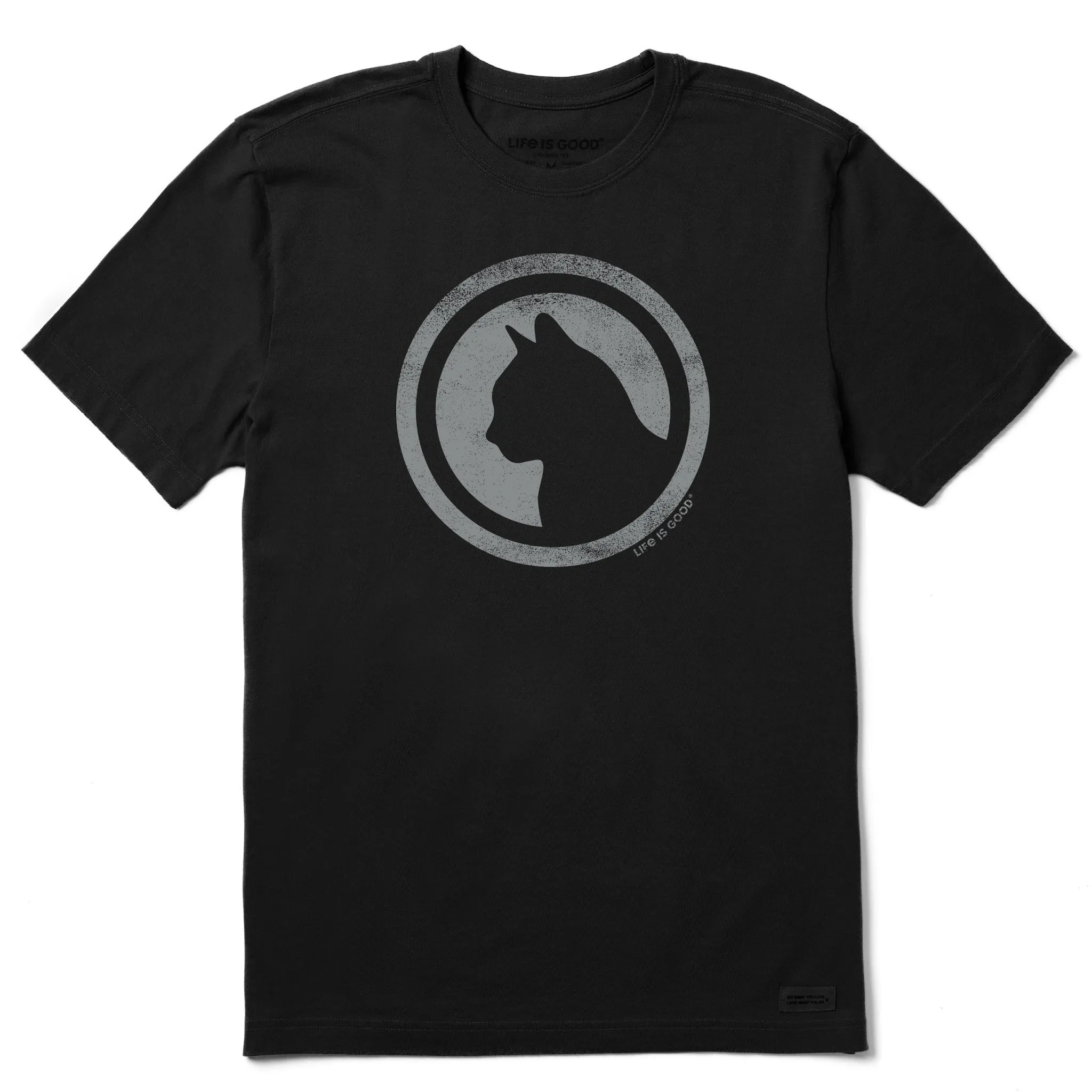 Men's Cat Coin Short Sleeve Tee Life is Good