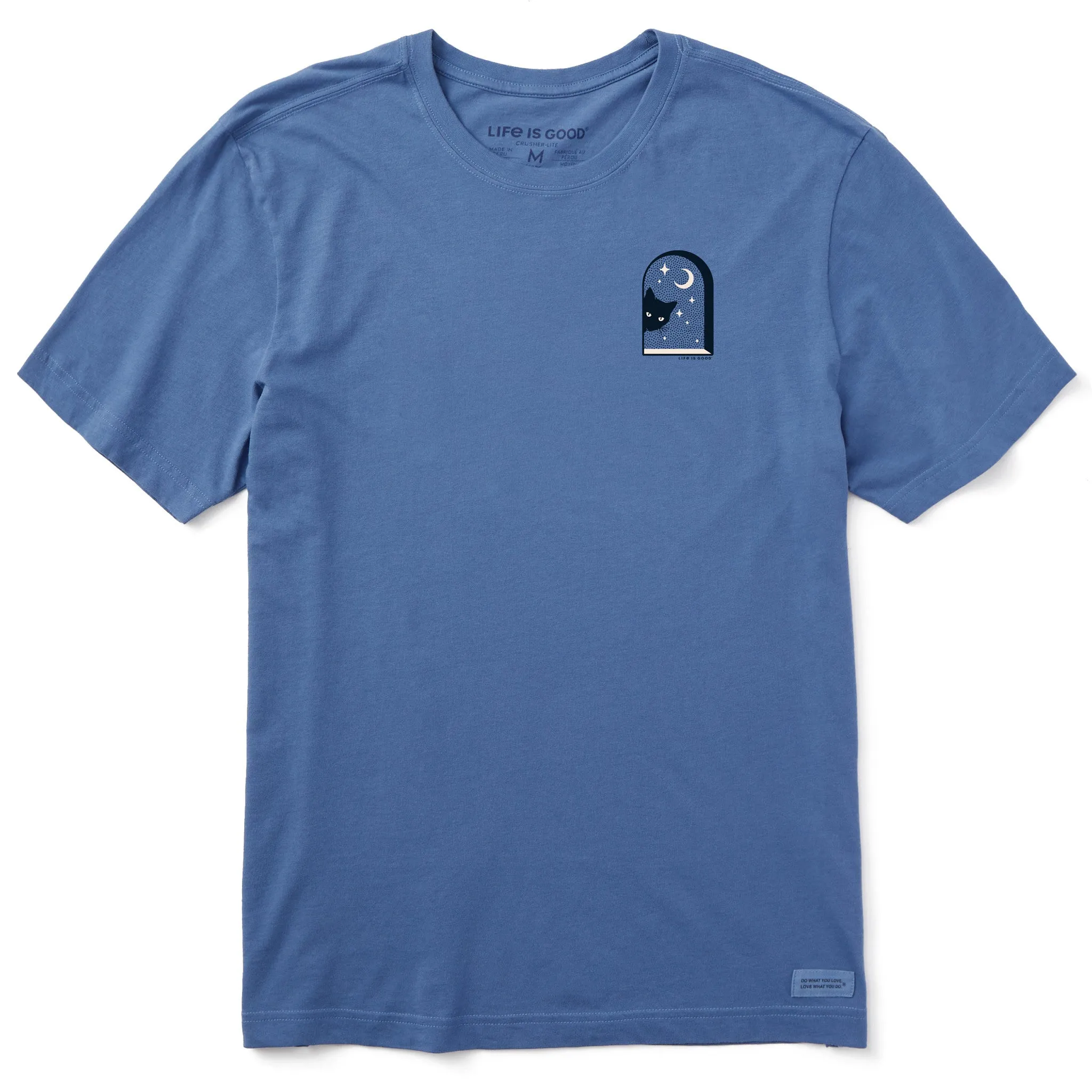 Men's Cat in Window Short Sleeve Tee Life is Good