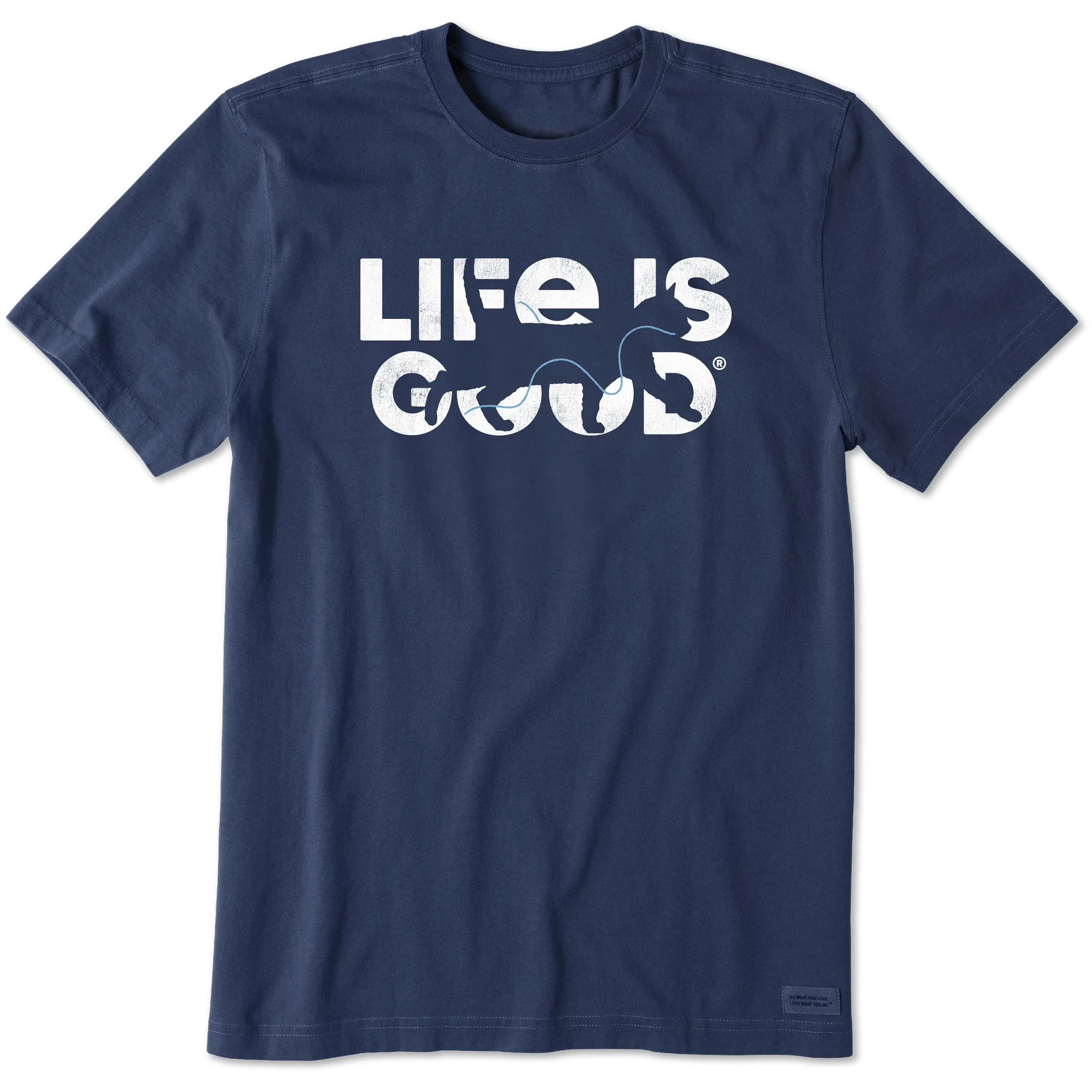 Men's Cat Silo Tee Life is Good