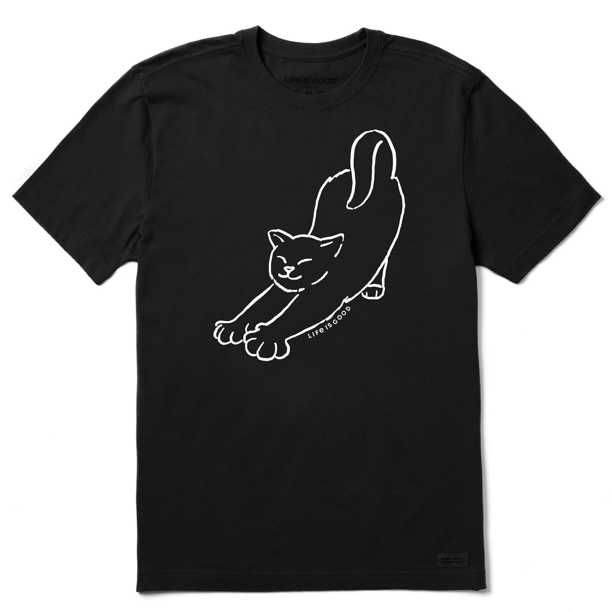 Men's Cat Stretch Short Sleeve Crusher Tee Life is Good