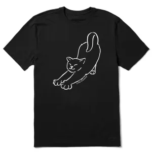 Men's Cat Stretch Short Sleeve Crusher Tee Life is Good