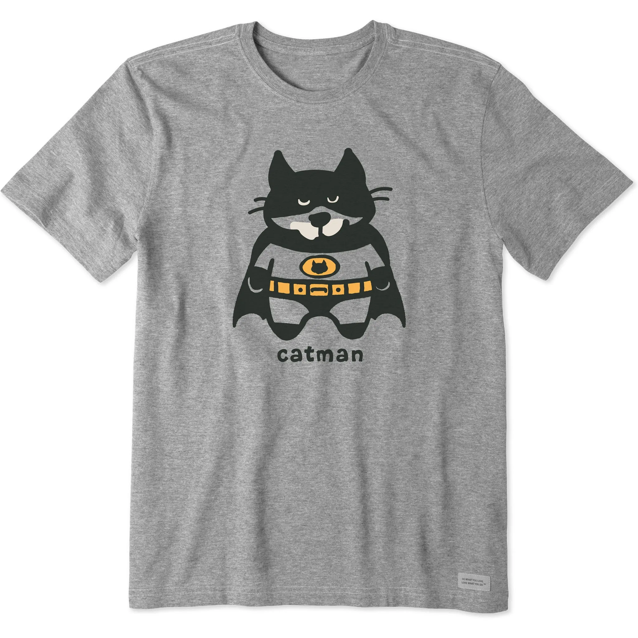 Men's Catman Al Short Sleeve Crusher Tee Life is Good