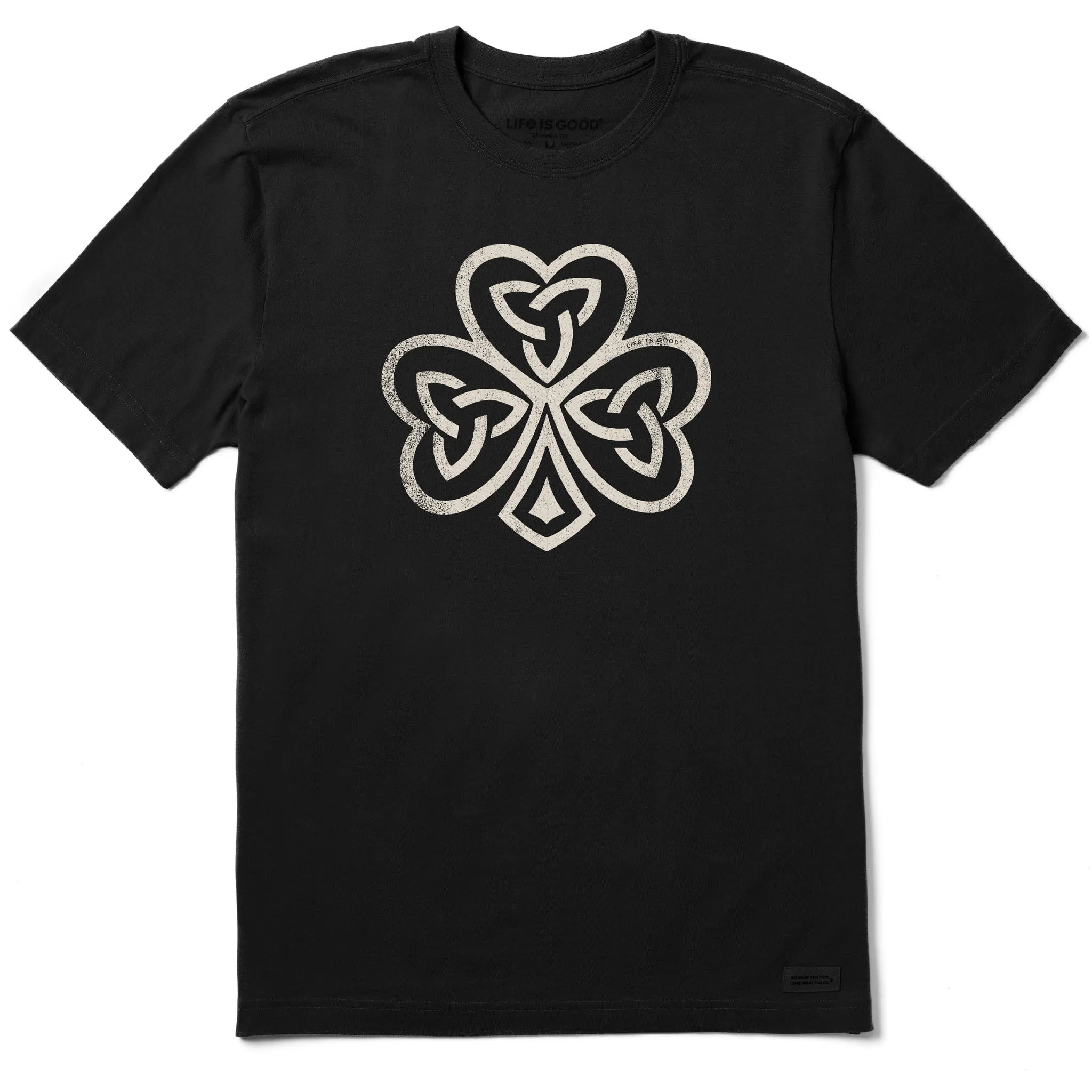 Men's Celtic Irish Clover Short Sleeve Tee Life is Good