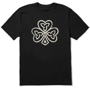 Men's Celtic Irish Clover Short Sleeve Tee Life is Good