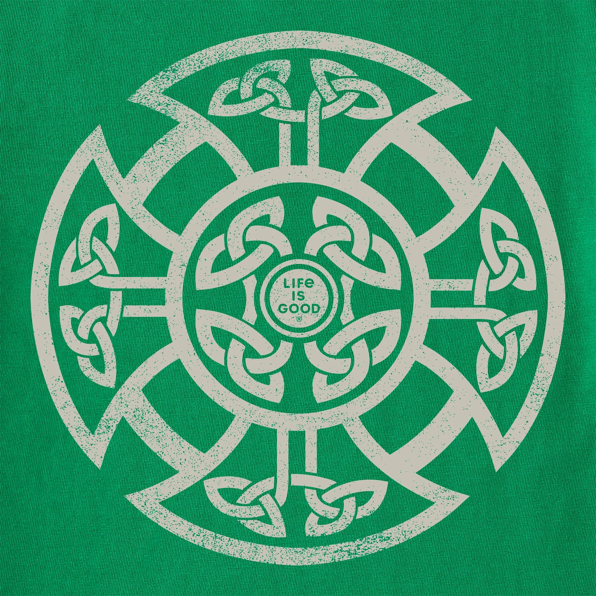 Men's Celtic Knots Short Sleeve Crusher Tee Life is Good