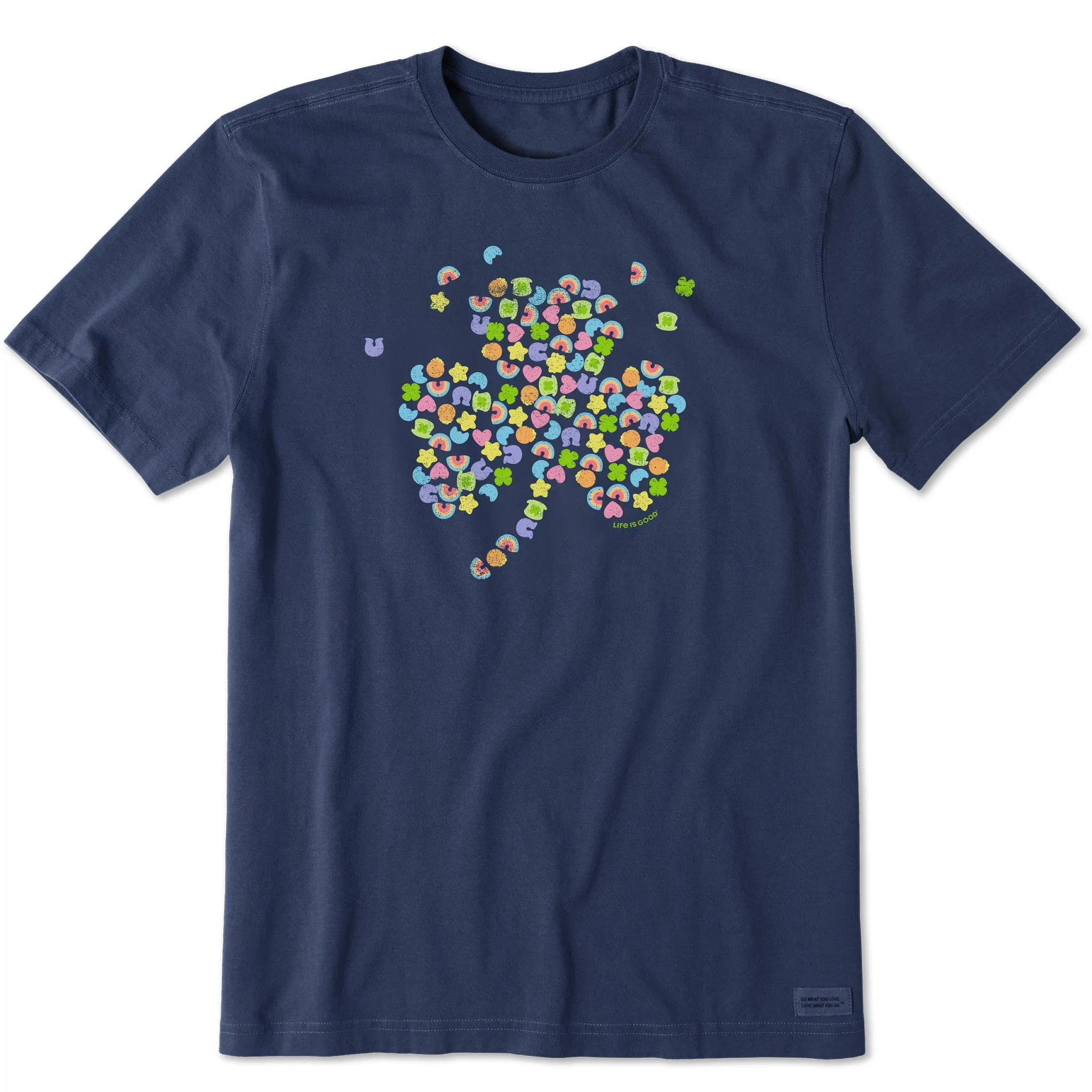 Men's Charmed Clover Short Sleeve Tee Life is Good