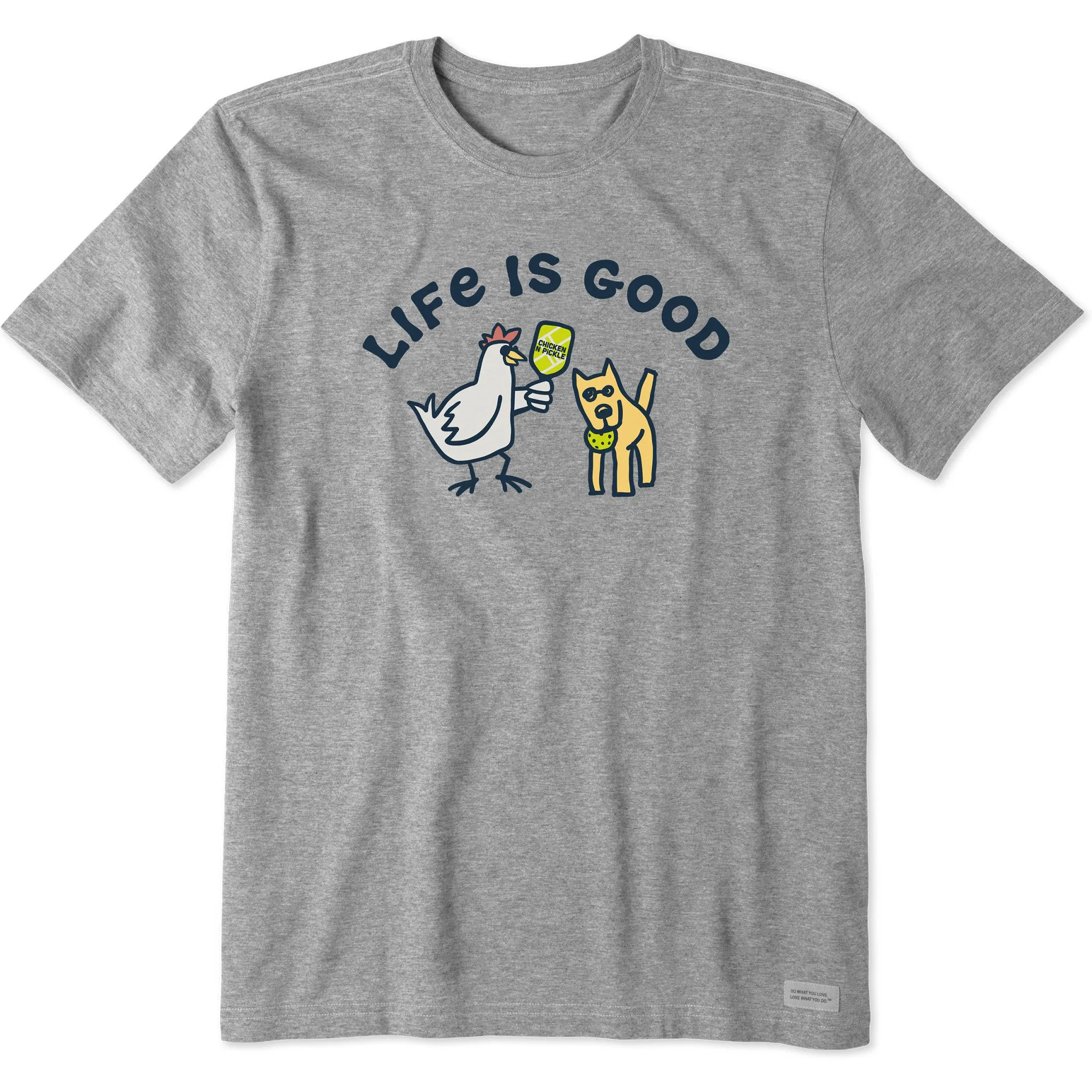 Men's Chicken N Pickle Rocket Short Sleeve Crusher Tee Life is Good
