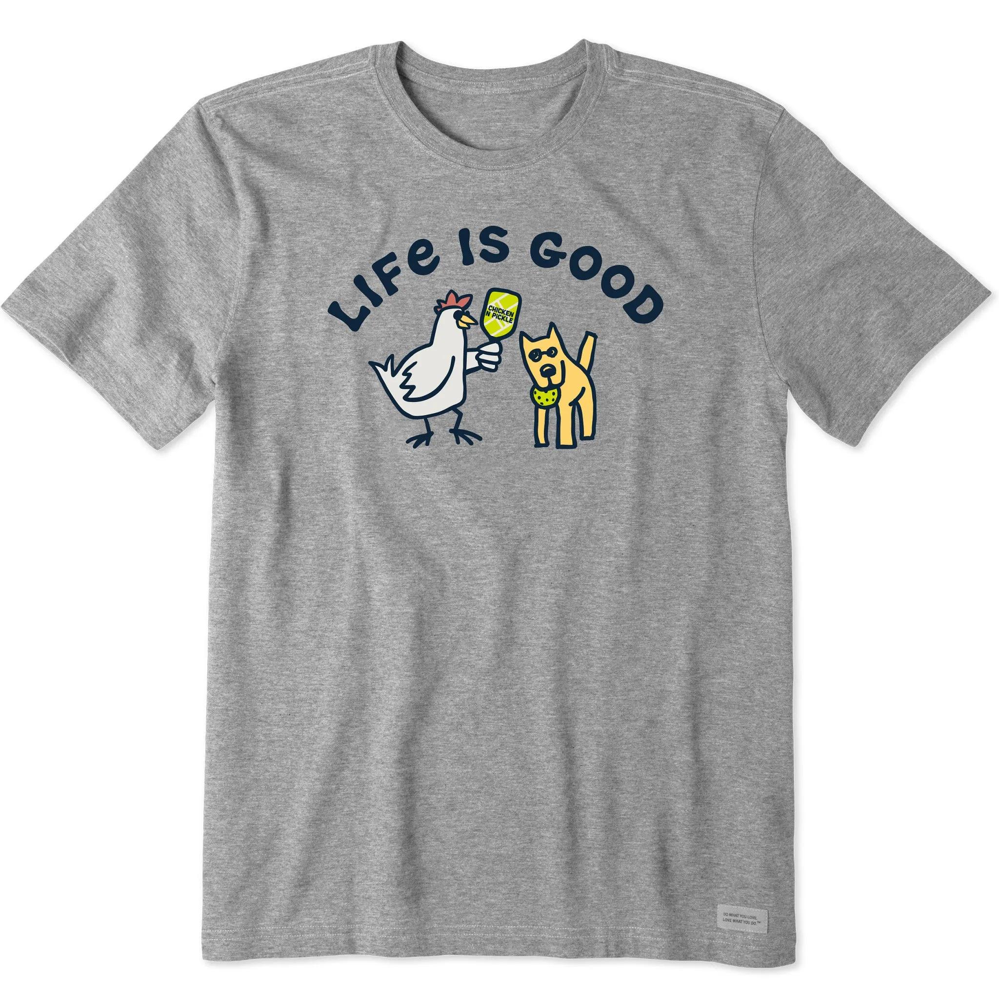 Men's Chicken N Pickle Rocket Short Sleeve Crusher Tee Life is Good