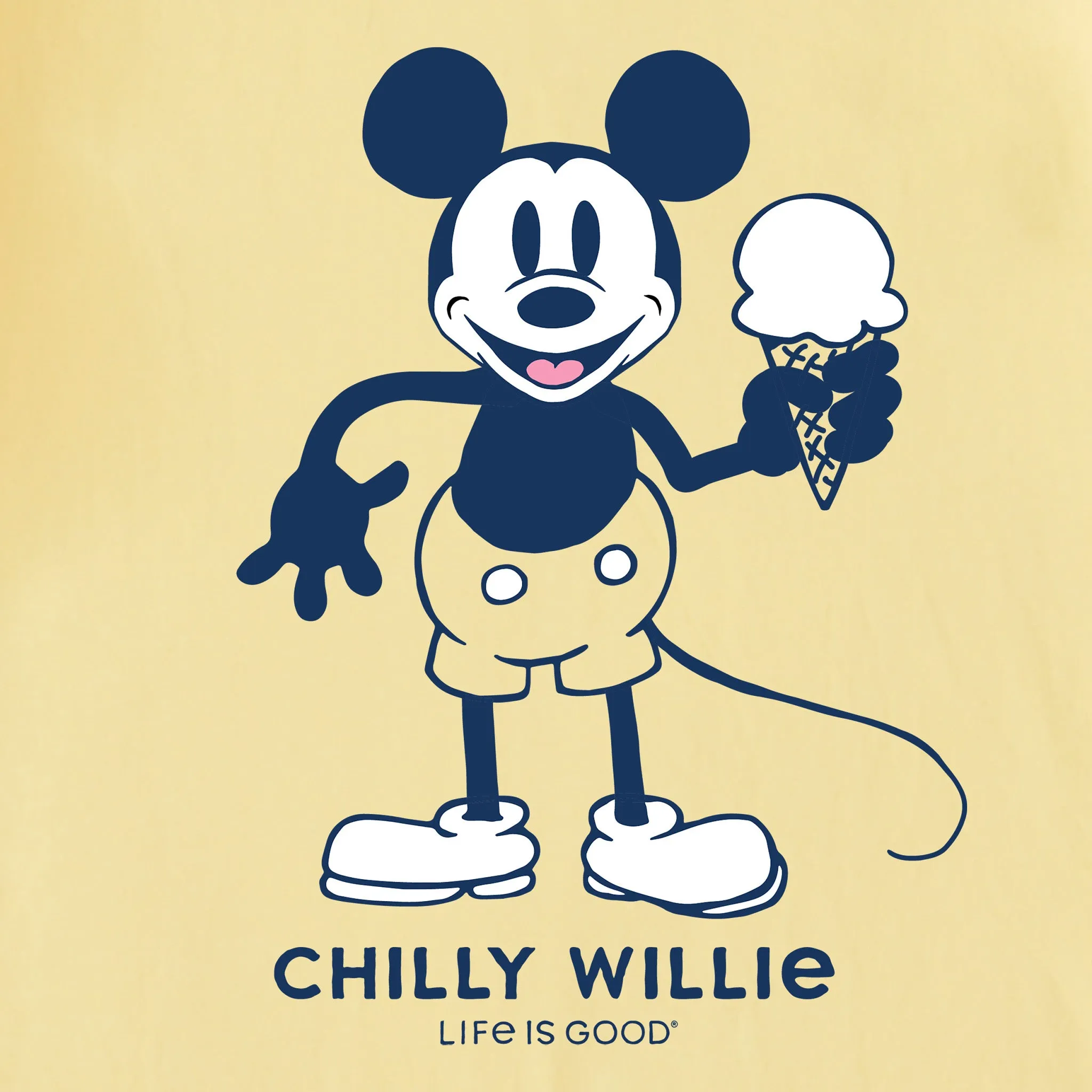 Men's Chilly Willie Short Sleeve Tee Life is Good