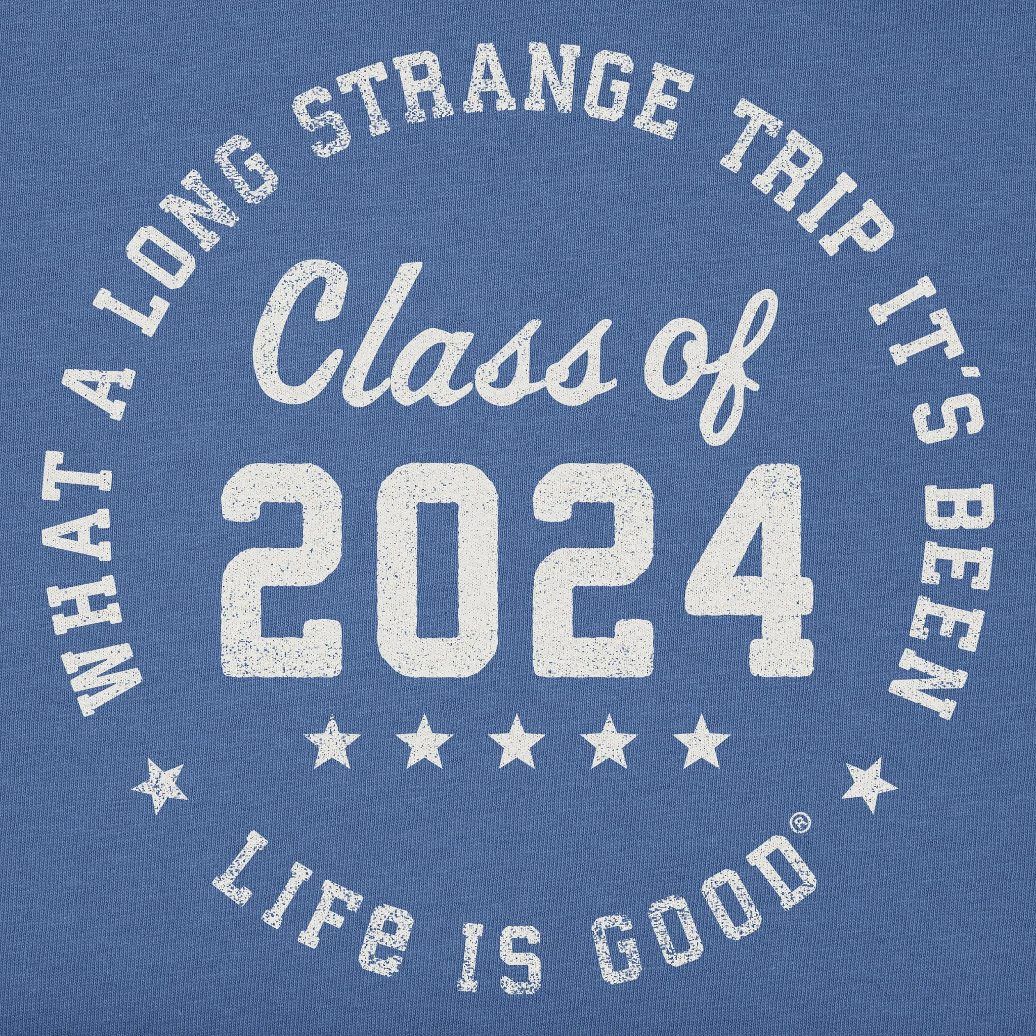 Men's Class of 24 Long Strange Trip Short Sleeve Crusher Tee Life is Good