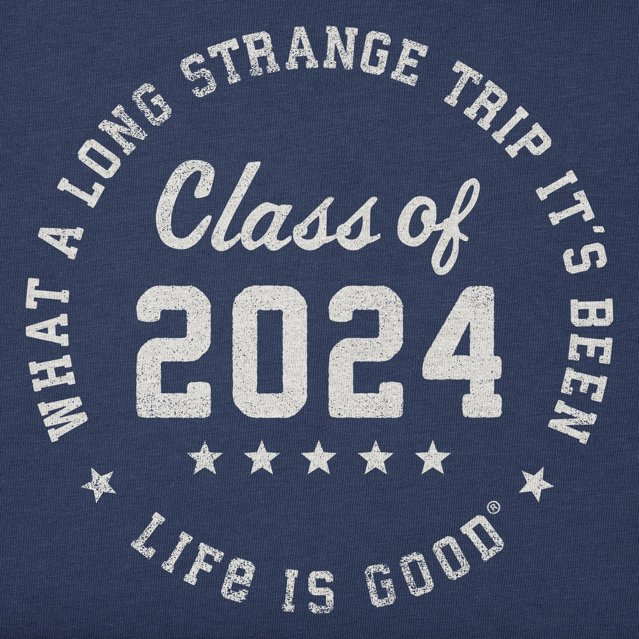 Men's Class of 24 Long Strange Trip Short Sleeve Crusher Tee Life is Good