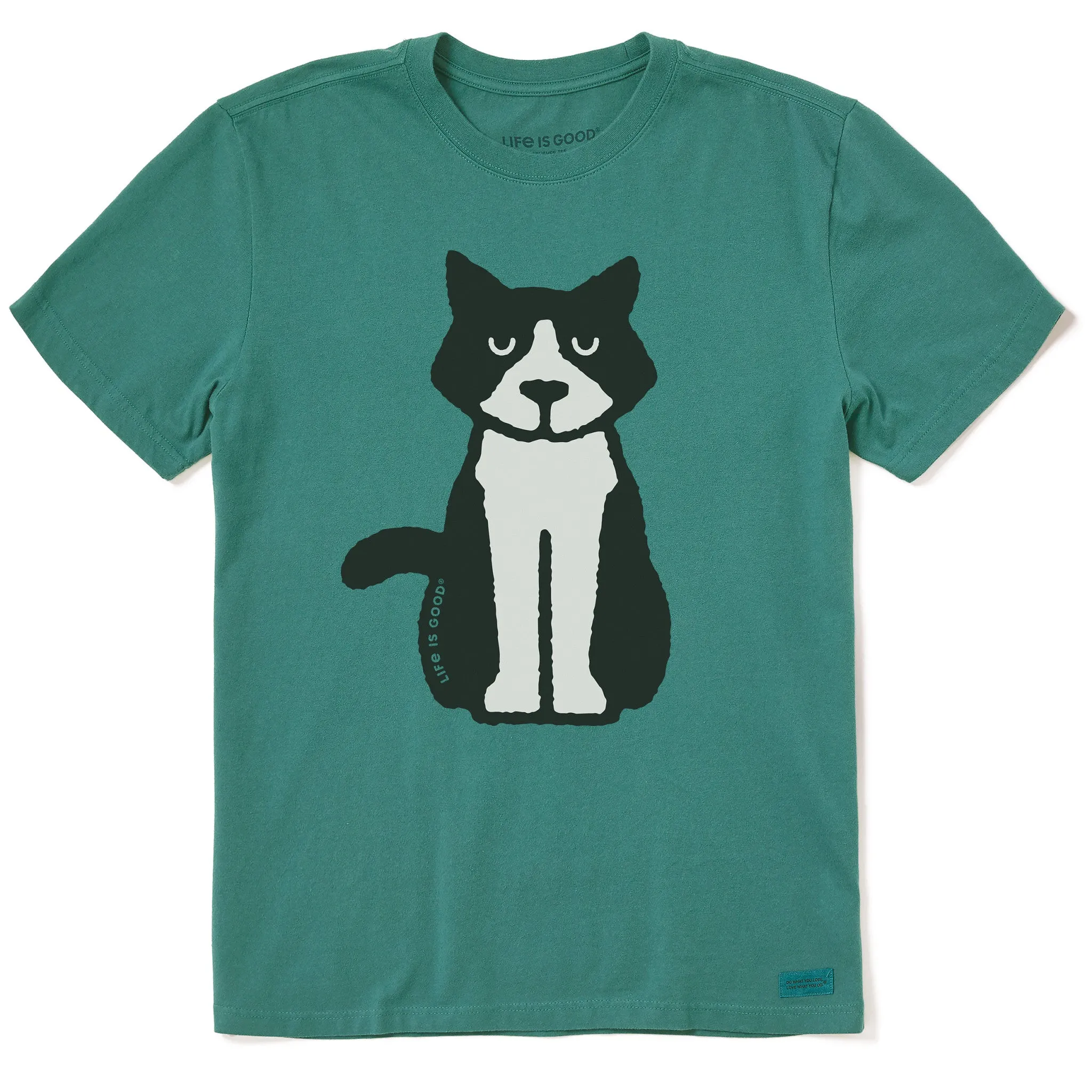 Men's Clean Tuxedo Al Short Sleeve Crusher Tee Life is Good