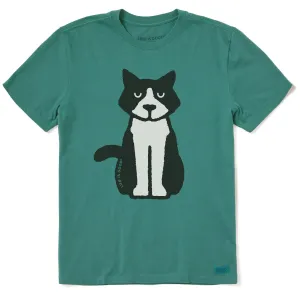 Men's Clean Tuxedo Al Short Sleeve Crusher Tee Life is Good