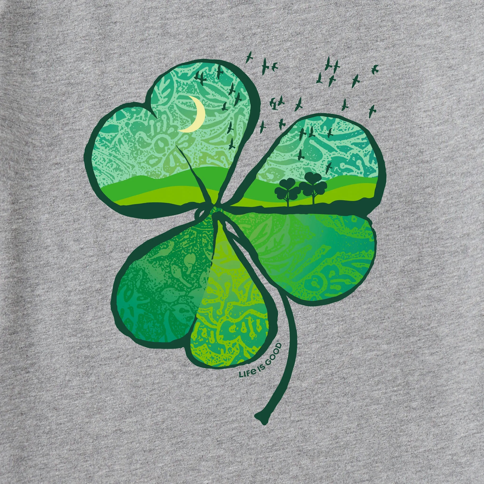 Men's Cloverfield Landscape Short Sleeve Tee Life is Good