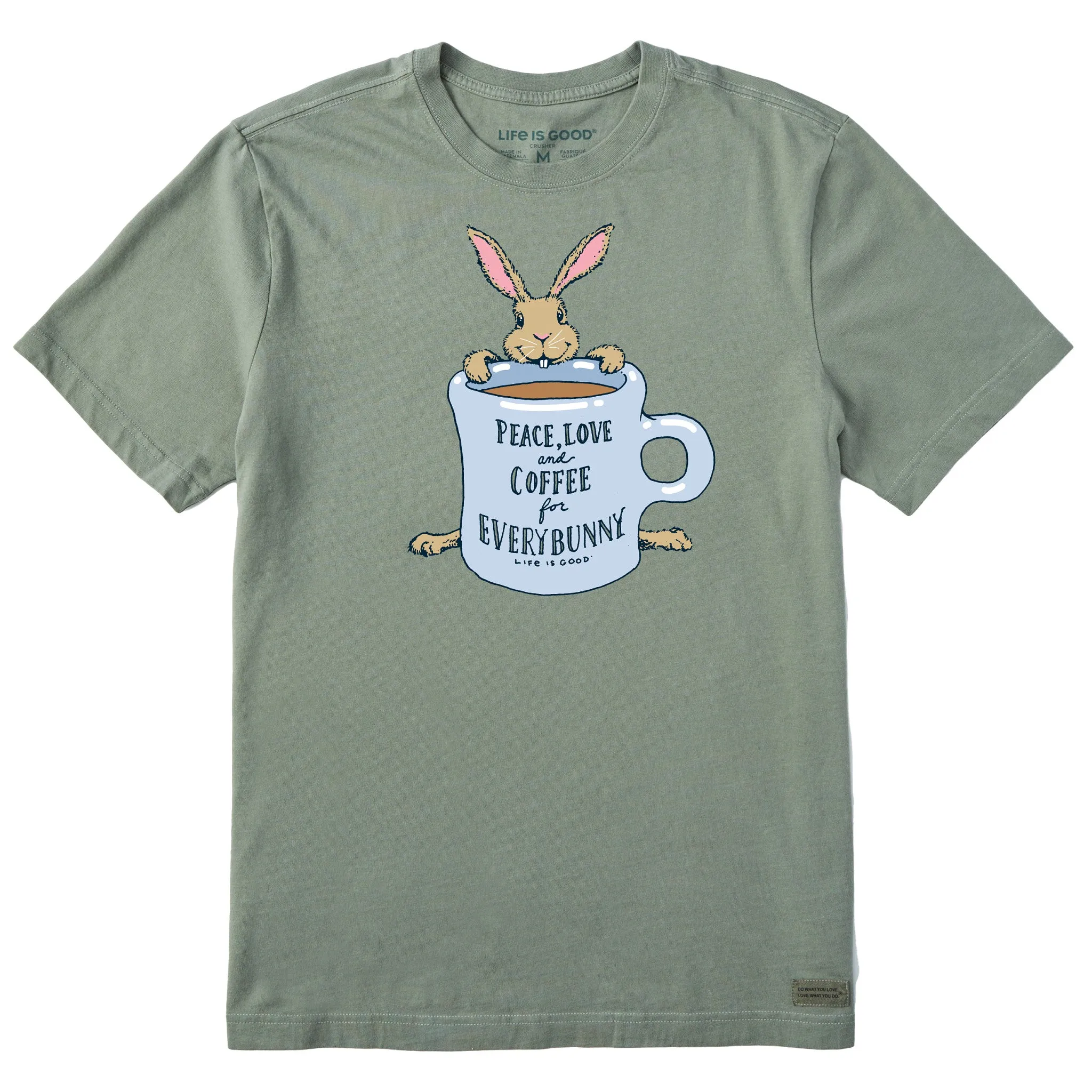 Men's Coffee For Everybunny Short Sleeve Tee Life is Good