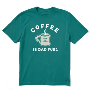 Men's Coffee Is Dad Fuel Short Sleeve Crusher Tee Life is Good