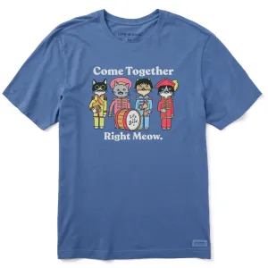 Men's Come Together Right Meow Short Sleeve Tee Life is Good
