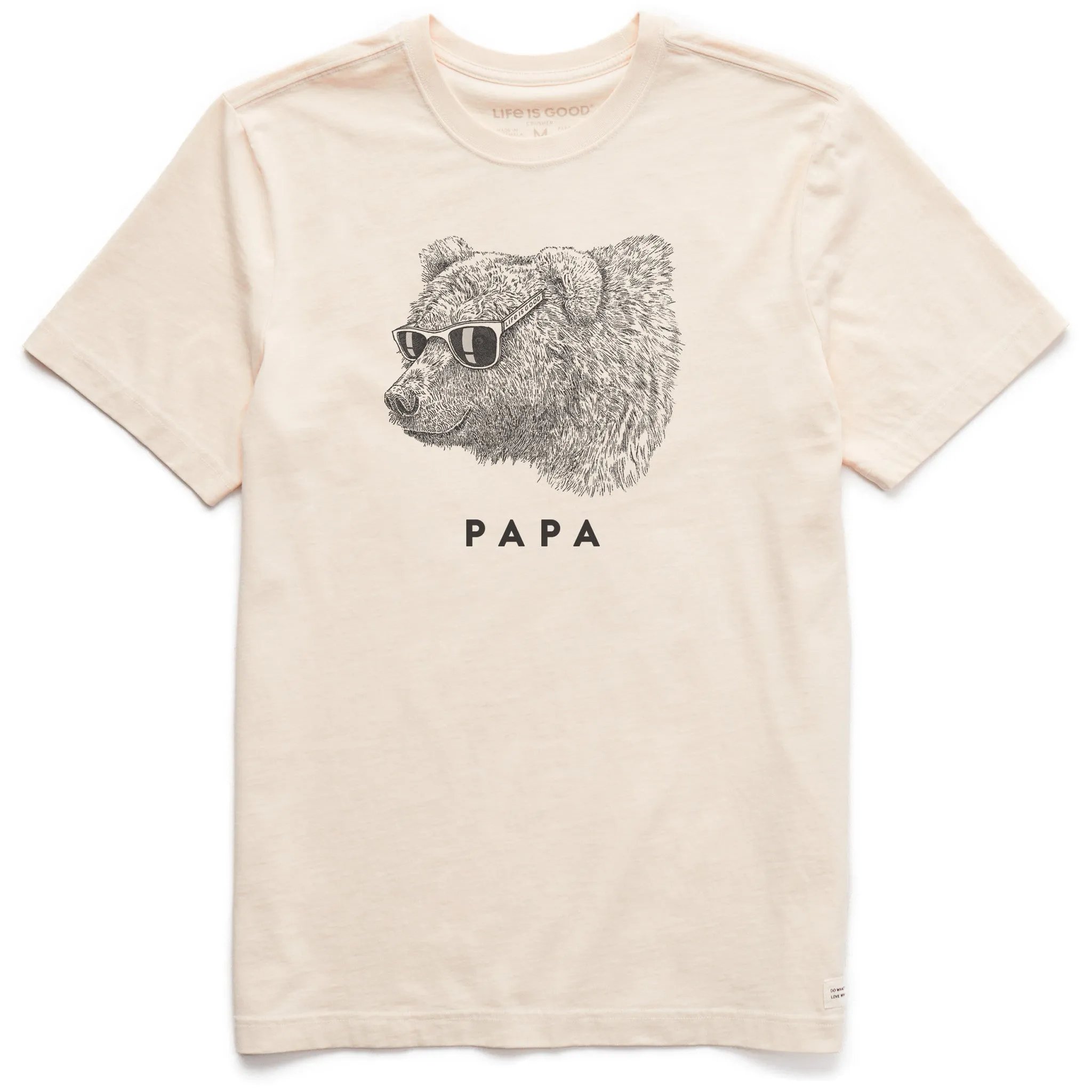 Men's Cool Papa Bear Short Sleeve Crusher Tee Life is Good