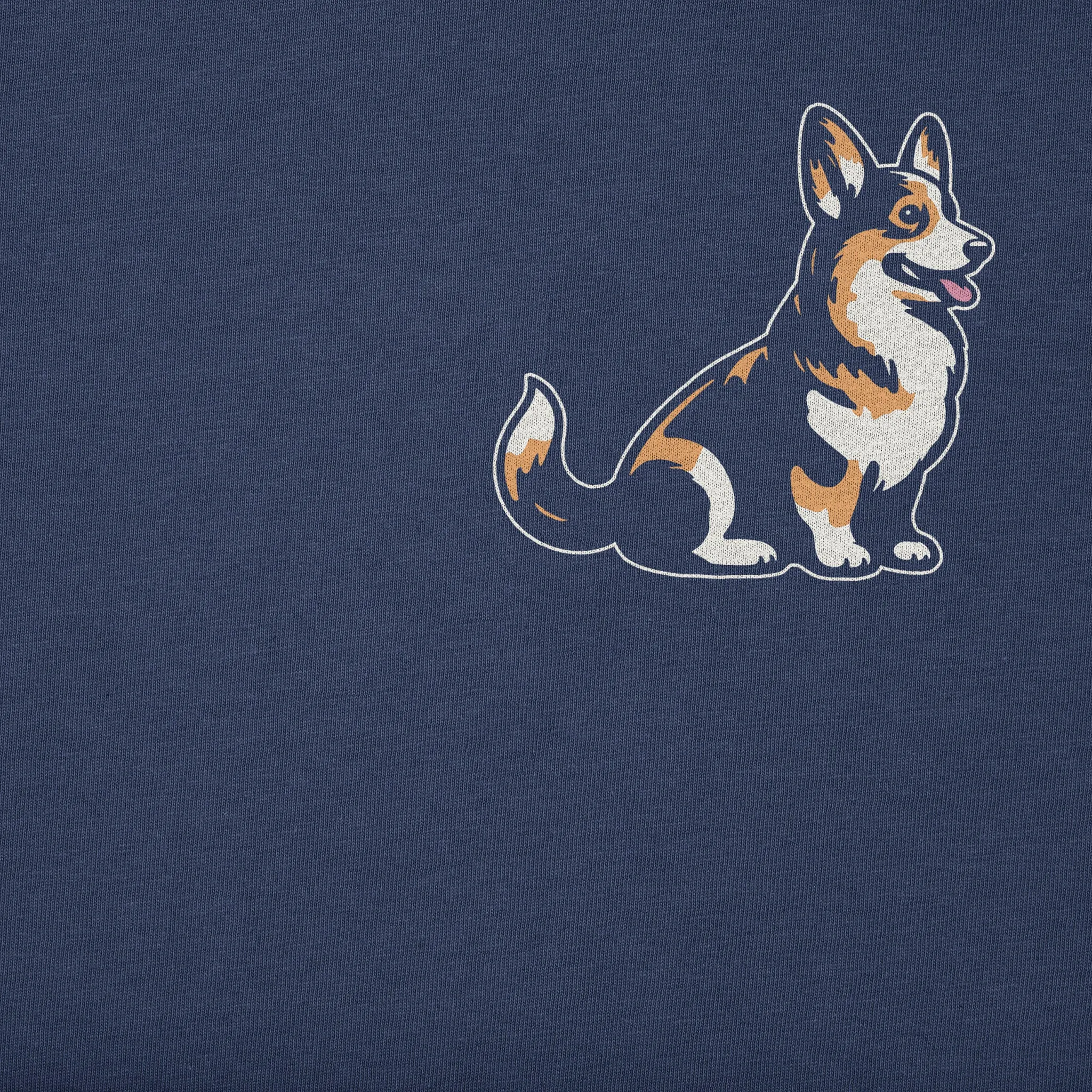 Men's Corgi Short Sleeve Tee Life is Good