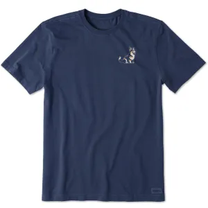 Men's Corgi Short Sleeve Tee Life is Good