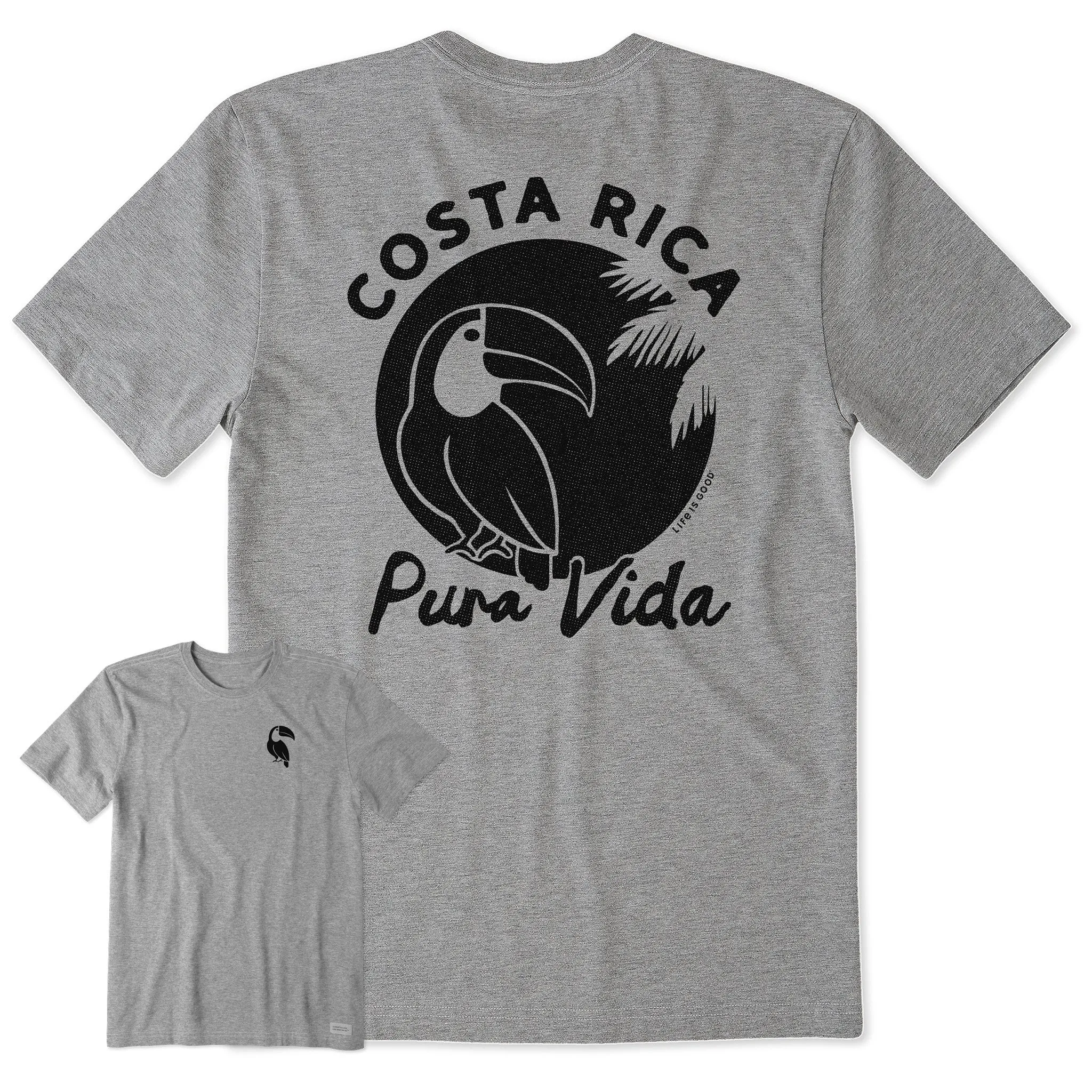 Men's Costa Rica Pura Vida Short Sleeve Crusher Tee Life is Good