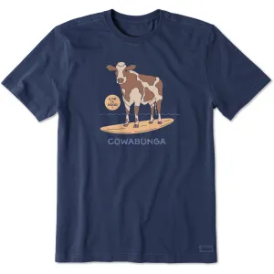 Men's Cowabunga Short Sleeve Crusher Tee Life is Good