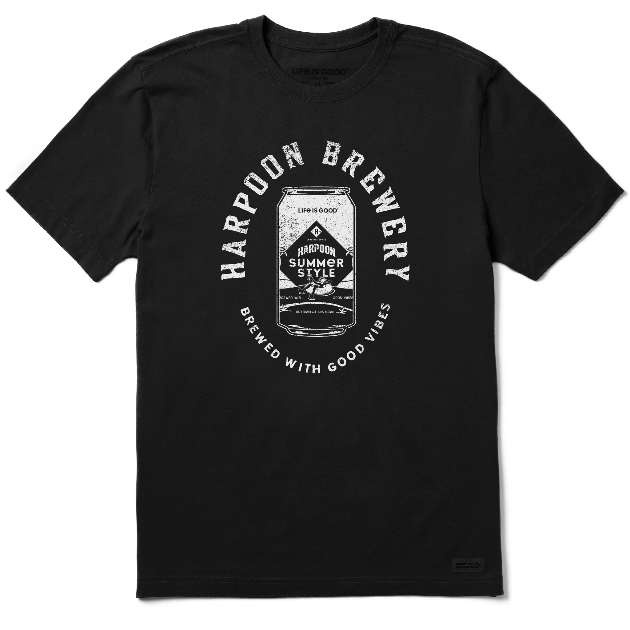 Men's Crafty Harpoon Good Vibes Short Sleeve Crusher Tee Life is Good