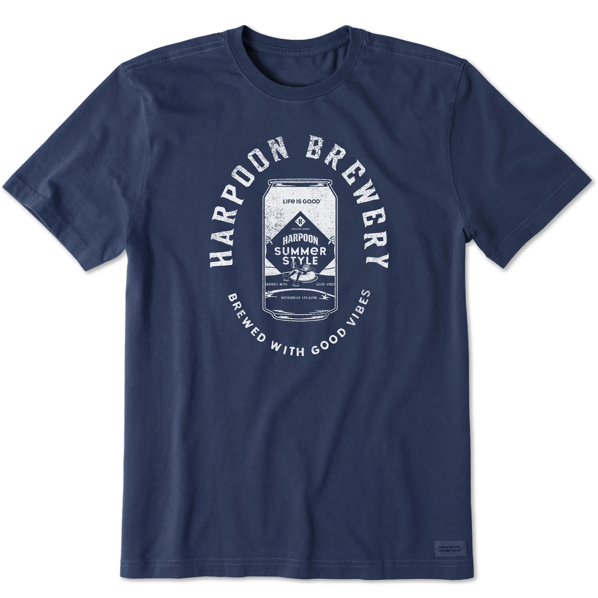 Men's Crafty Harpoon Good Vibes Short Sleeve Crusher Tee Life is Good