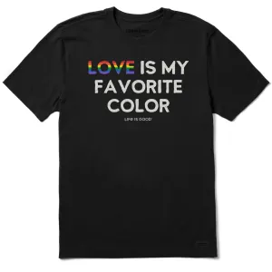 Men's Crafty LOVE is my Favorite Color Short Sleeve Tee Life is Good
